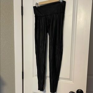 Black Leggings “pleather”